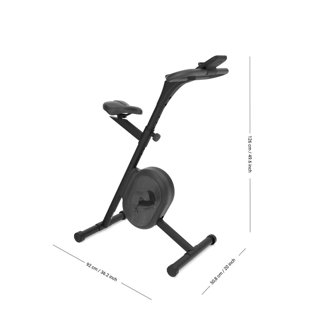 Silent ultra-compact smart exercise bike initial bike